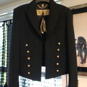 Burberry military style jacket